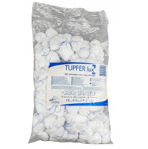 Bile din tifon sterile, cu fir radioopac TUPFER lux 20X20cm - Img 2
