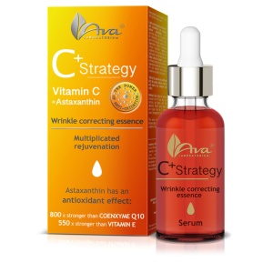 C+ Strategy Wrinkle correcting essence - Ser corector pentru riduri cu Vitamina C + Astaxantina