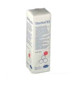 Comprese nesterile din tifon Sterilux ES, 5 x 5 cm