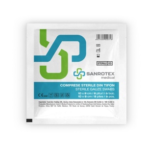 Comprese Sterile SANA 10x8 cm