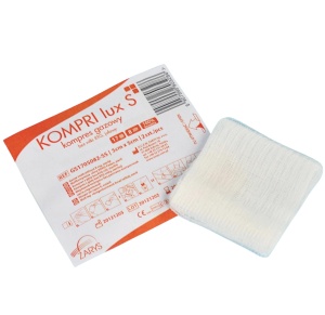 Comprese sterile tifon Kompri Lux S, 5 cm X 5 cm - 5 buc/plic - Img 2