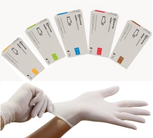 Manusi de examinare latex SANTEX - Img 2