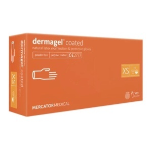 Manusi examinare Latex, nepudrate, Dermagel - Img 2