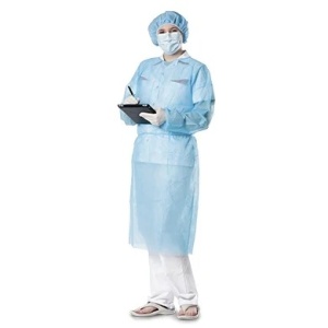 Oferta Halate de unica folosinta cu legaturi ALBASTRU