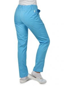 Pantalon medic Dante Bleu Turcoaz - Img 2
