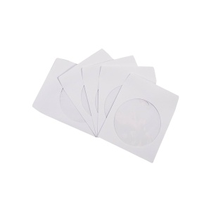 Plic hartie pentru CD/DVD cu geam transparent si clapeta inchidere- SET 100 buc - Img 2