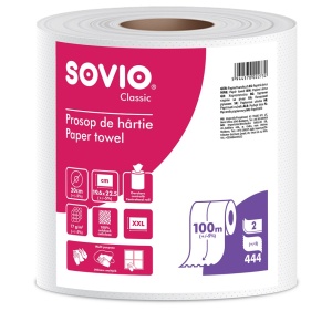 Rola prosop hartie 2 straturi 100 m SOVIO