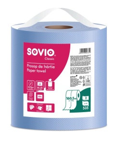 Rola Prosop Hartie BLUE MAXI - SOVIO 2 Straturi 160 M