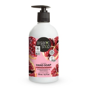 Sapun de maini Organic Shop cu rodie si ulei de patchouli 500 ml
