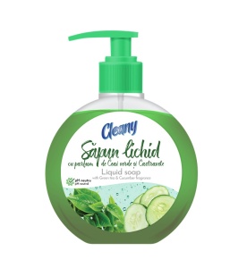 Sapun lichid Cleany 500ml - Ceai Verde si Castravete