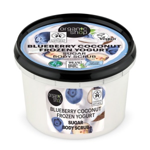 Scrub de corp Organic Shop Blueberry Coconut Frozen Yogurt 250 ml