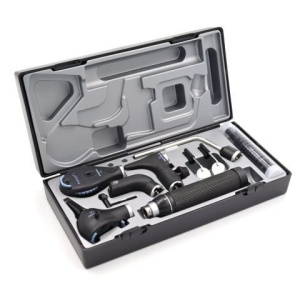 Set ORL diagnostic Riester ri-scope L F.O. oto L3 + oftalmoscop L2 LED 2,5 V cu accesorii ORL complete si maner C 3772