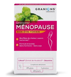 LGN Menopause 28 Capsule – Confort natural in premenopauza si menopauza – Granions Franta