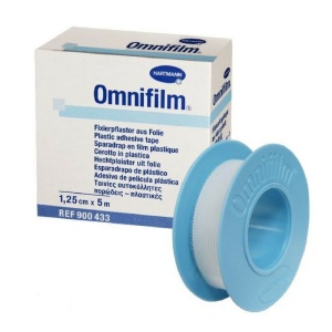 Plasture hipoalergen pe suport de folie transparenta Omnifilm