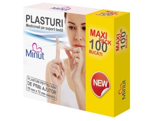 Plasturi pentru rani 19x72 mm