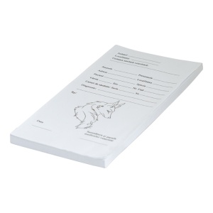 Retetar medical veterinar A6, 100 file - Img 2