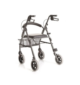 Rolator din aluminiu vopsit, cu 4 roti, sezut si cos - RP520 ATLANTE - Img 2
