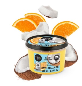 Scrub de corp anticelulitic Organic Shop Coconut & Orange, 250ml - Img 2