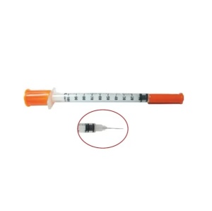 Seringi de insulina 1 ml cu ac incastrat