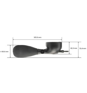 Tensiometru mecanic Riester Shock-Proof®, cu manseta dezinfectabila, marime extra-large, Negru - Img 2