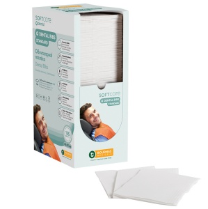 Bavete Stomatologice in cutie tip Dispenser - 125 buc, ALBE