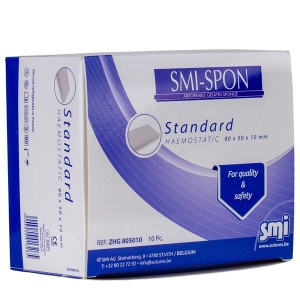 Burete hemostatic pe baza de colagen, resorbabil, 80x50x10 - Img 3
