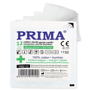 Comprese sterile tifon 10x10, 12 str pliat