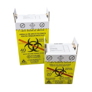 Cutii de carton, pentru deseuri anatomo- patologice 40 L