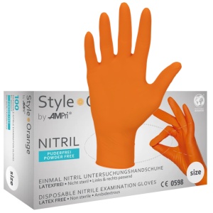 Manusi nitril Portocalii Style Orange