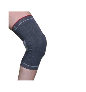 Orteza genunchi, elastica, cu suport rotula si insertii silicon pentru ligamente - Armor ARK9103