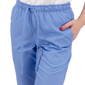Pantaloni din tercot Alessi Bleu - Img 2