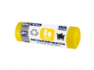 Saci colectare selectiva 120L, plastic/metal, OTI Professional