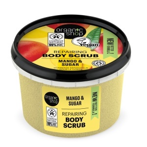 Scrub de corp Organic Shop cu mango si zahar 250 ml
