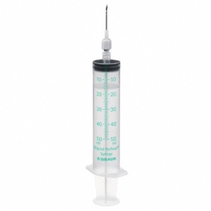 Seringă pentru Pompe, Luer Lock-BRAUN - 50 ml cu ac