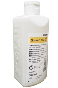 Skinsan 2% Clorhexidina - sapun dezinfectant maini si tegumente