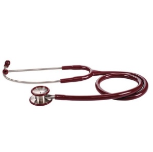 Stetoscop pediatric Moretti, capsulă dublă ROSU DM540