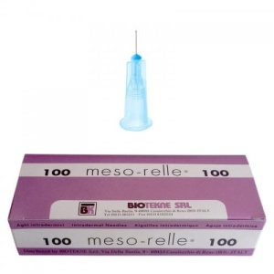Ace mezoterapie Meso-Relle 31G, albastru, 100 bucati - Img 2