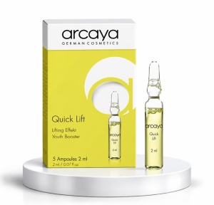 Arcaya Quick Lift - Fiole pentru efect lifting si fermitate cu extract de alge verzi si pantenol, 5 buc x 2 ml