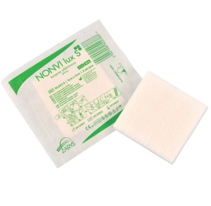 Comprese sterile din netesut NONVI lux 40 g 10x10cm, 3 buc/plic