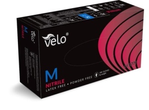 Manusi Nitril Negre Velo 100 buc - Img 5