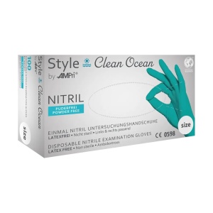 Manusi nitril Verzi CLEAN OCEAN- Med Comfort - Img 5