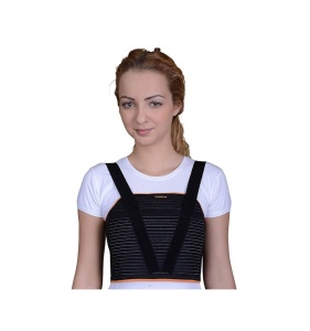Orteza pentru stern, corset toracic - ARC421, negru