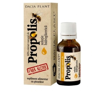 Propolis tinctura fara alcool cu picurator Dacia Plant