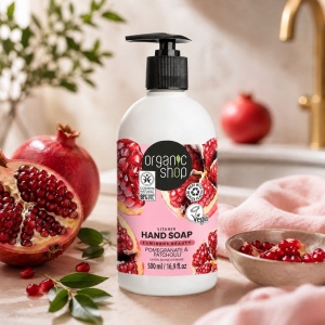 Sapun de maini Organic Shop cu rodie si ulei de patchouli 500 ml - Img 2
