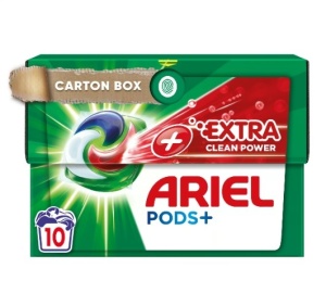 Detergent de rufe capsule Ariel PODS+ Extra Clean Power, 10 spalari