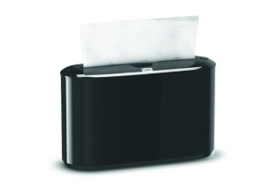 Dispenser prosoape de hartie Tork Xpress Countertop Multifold H2 negru - Img 2