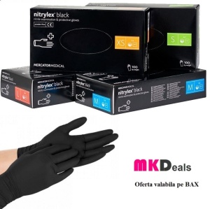 Oferta Manusi din nitril Nitrylex Black - Img 1
