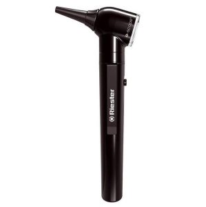 Otoscop negru E-scope RIESTER, iluminare directa 2.7V