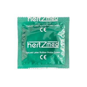 Prezervative sonda ecograf HertzMed, latex LUBRIFIATE, 144 buc ambalate indifvidual