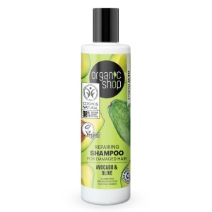 Sampon pentru par deteriorat Organic Shop Avocado Olive 280 ml